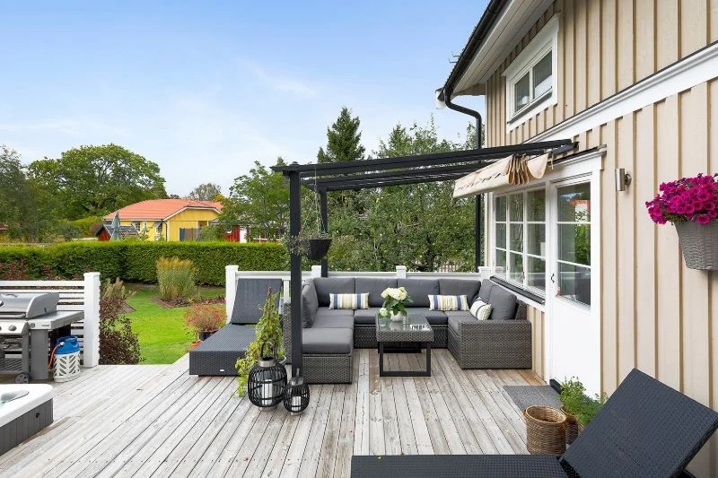 Byggnation av altan Kungshult Eslov