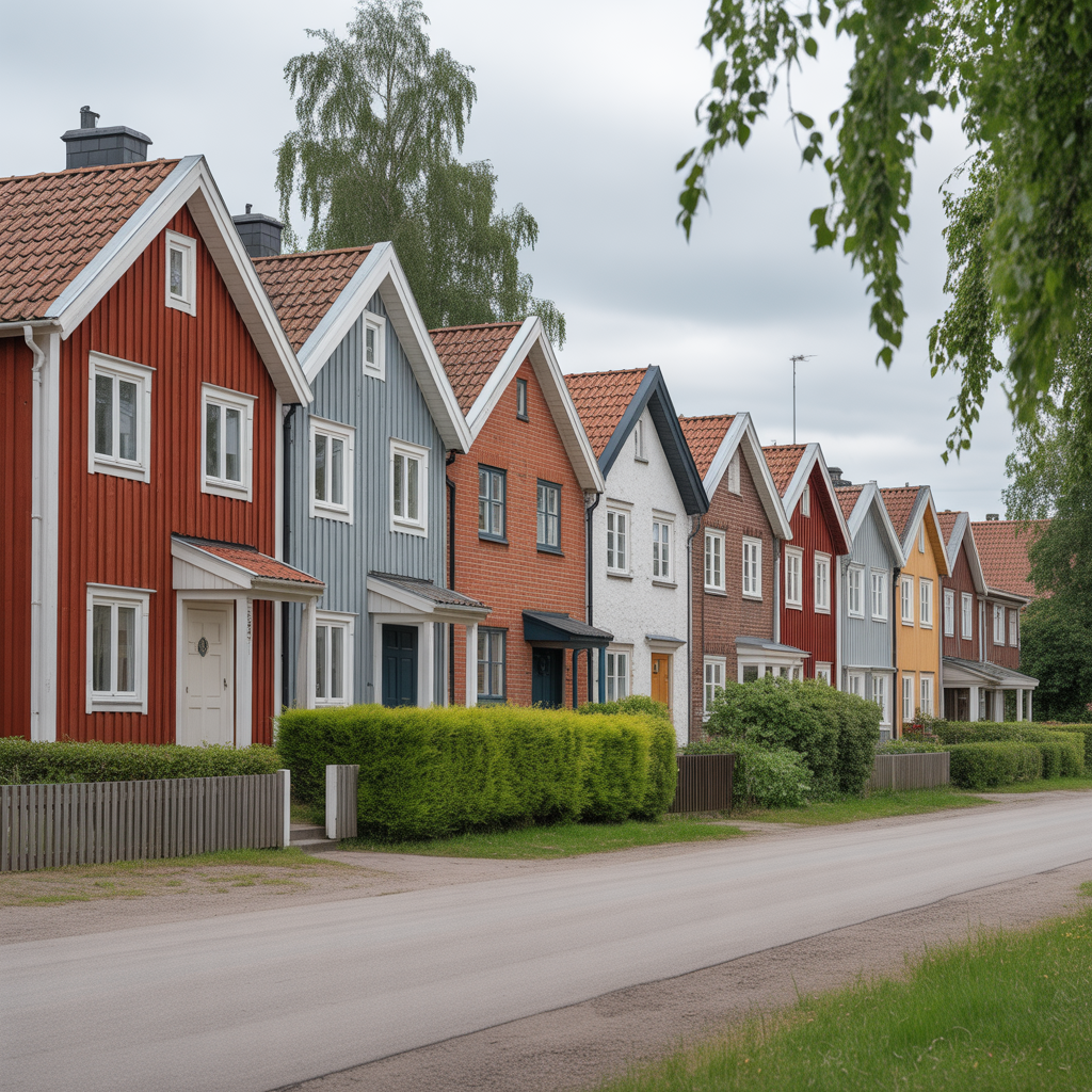 fasadmaterial i smahus jamforelse av kostnad och underhall