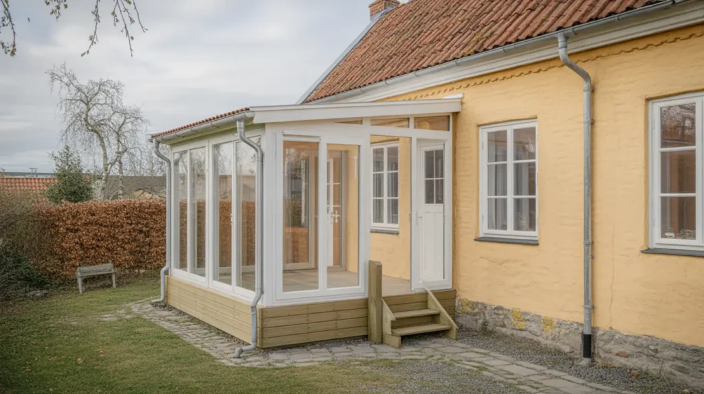 f rdigst llt inglasat uterum och veranda i marieholm esl v